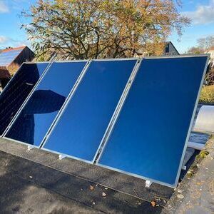 Kollektoren auf dem Dach