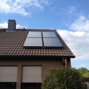 Kollektoren auf dem Dach